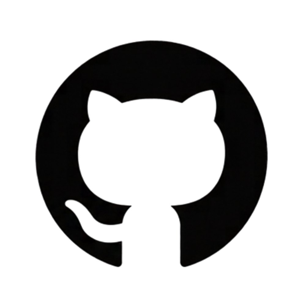 GitHub Logo sticker: The black GitHub Octocat logo
