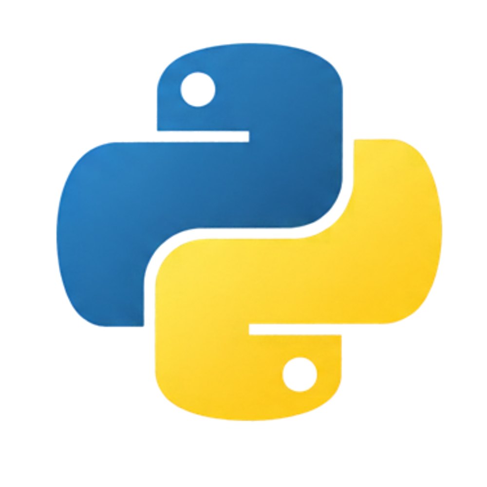 Python Logo sticker: The blue and yellow Python logo