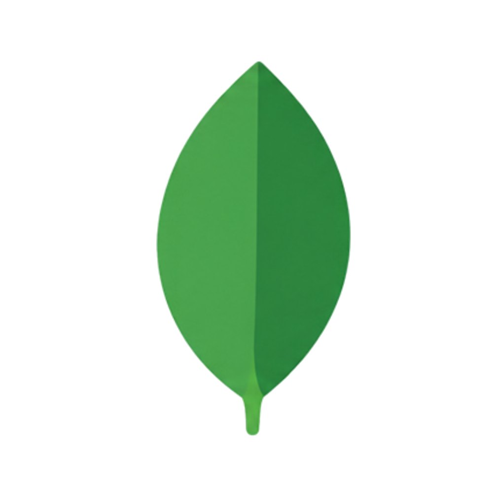 MongoDB Leaf sticker: The green MongoDB leaf