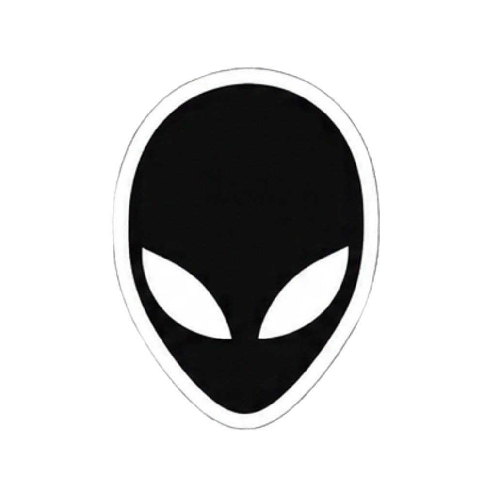 Alienware Logo sticker: The black Alienware alien head