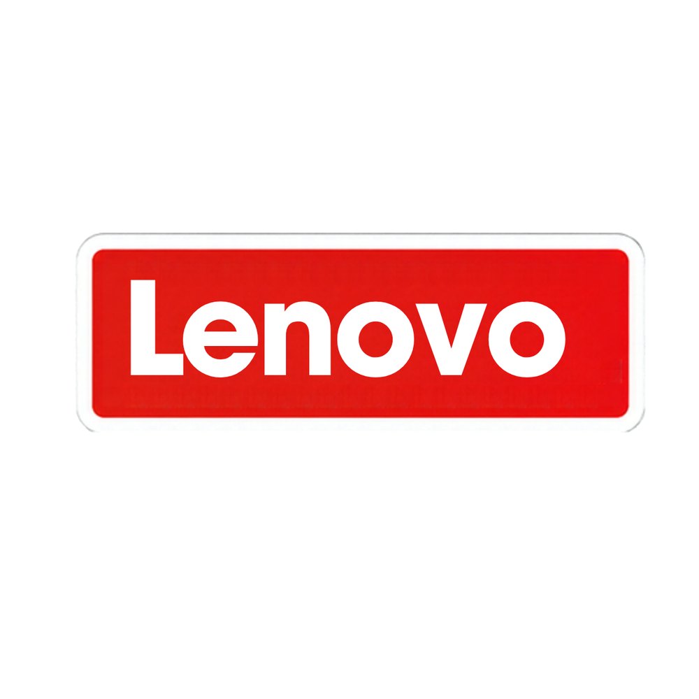 Lenovo Logo sticker: The red Lenovo logo