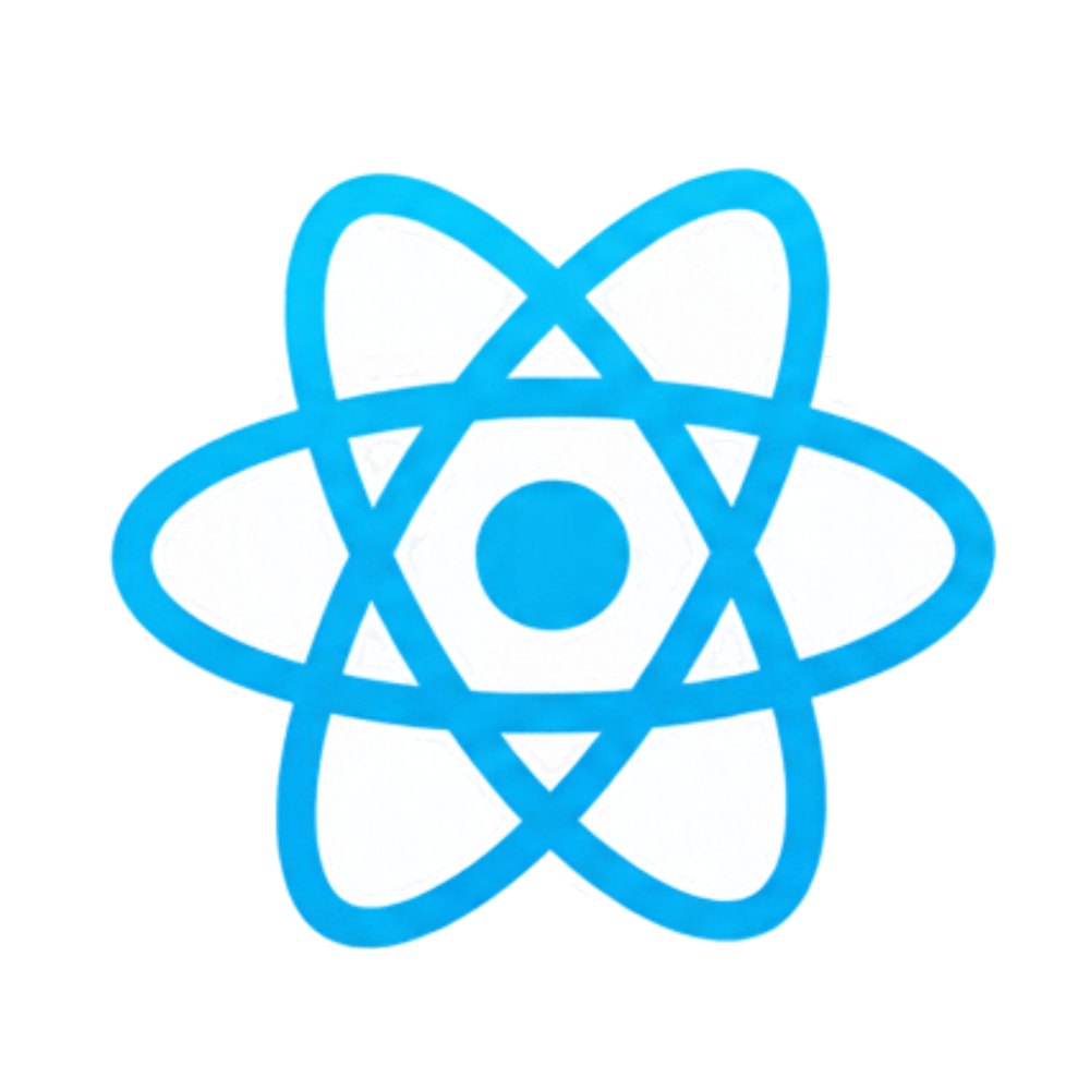 React Logo sticker: The blue React atom logo